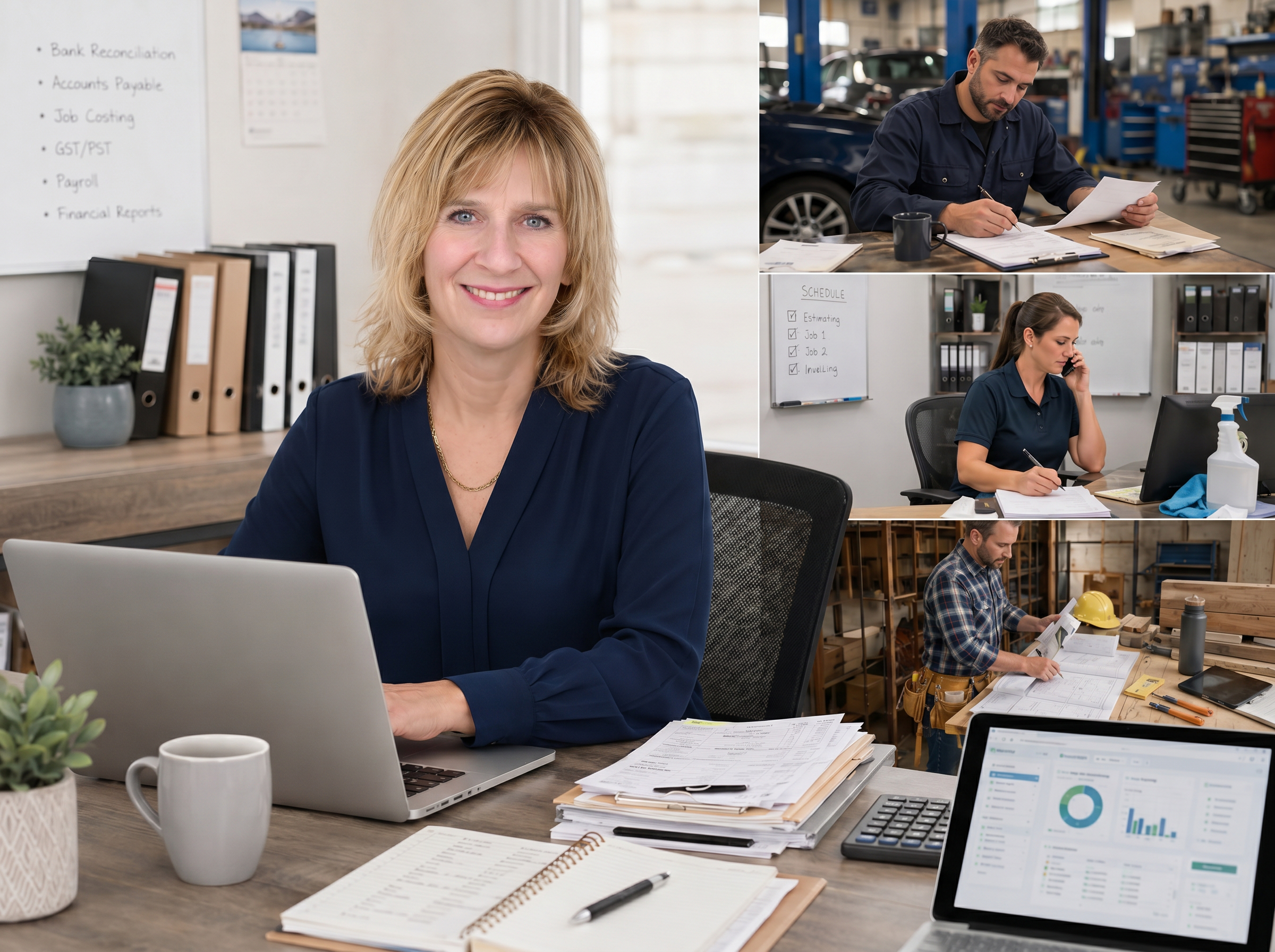 Cloud-based bookkeeper supporting trades, automotive, and service businesses across British Columbia